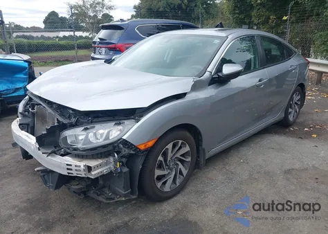 2018 Honda Civic Ex from USA, damaged, VIN 2HGFC2F76JH551372